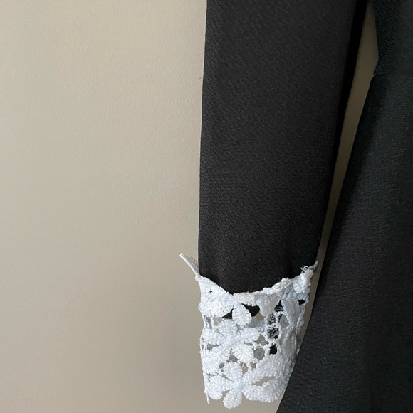 Full sleeve peplum flared top with Lace - Picture 5 of 5